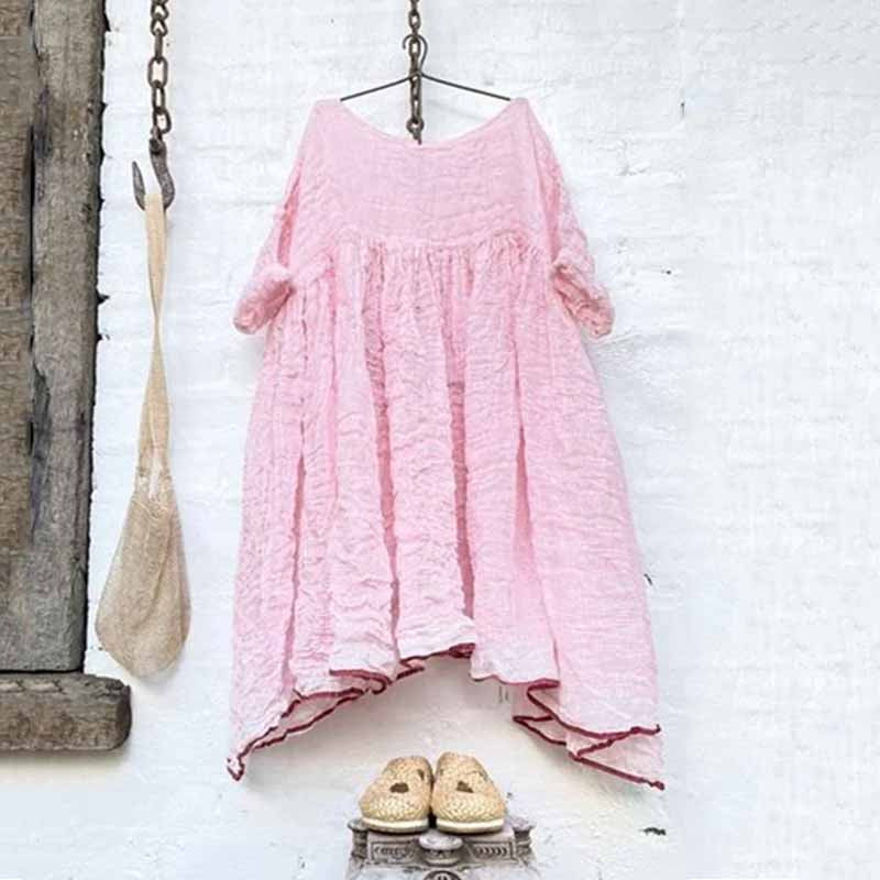 Summer Sleeveless Vest Mid Length Skirt