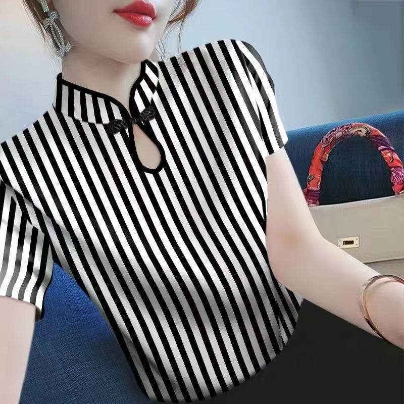 Retro Cheongsam Shirt Women's Summer