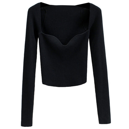 French Knitted Bottoming Sweater Women