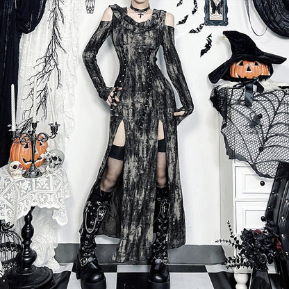 Dark Temperament Personality Slim Fit Dress