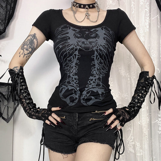 Punk Fashion Slim Top For Women